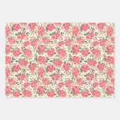 Ensemble de papier cadeau pour jardin de roses mod (Devant)