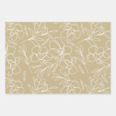 Ensemble de papier cadeau pour mariage, fête de fi (Devant 3)