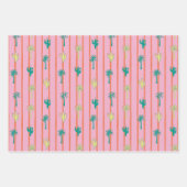 Ensemble de papier cadeau Rétro Palm Springs 2 (Devant 2)
