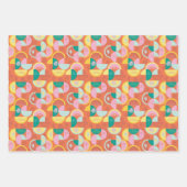 Ensemble de papier cadeau Rétro Palm Springs 5 (Devant 2)