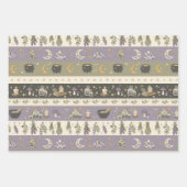 Ensemble de papier cadeau Wiccan de 3 (Devant 2)