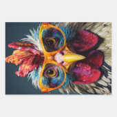 Ensemble de papier de découpage de poulet Whimsica (Devant 3)