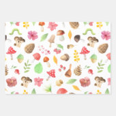 Ensemble de papier d'écureuil en bois (Devant)