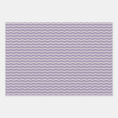 Ensemble de papier d'emballage à zigzag fleuri (Devant 3)