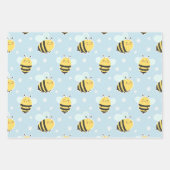 Ensemble de papier d'emballage Abeille dodue (Devant)