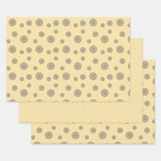 Ensemble de papier d'emballage Celestial Day (Lot)