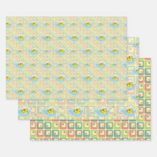 Ensemble de papier d'emballage Chaucer le canard e