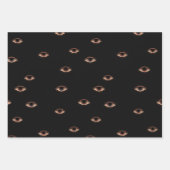 Ensemble de papier d'emballage Dark Art Line Faces (Devant 2)