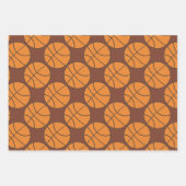 Ensemble de papier d'emballage de basketball (Devant 3)