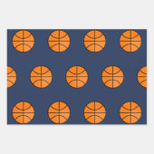 Ensemble de papier d'emballage de basketball (Devant)