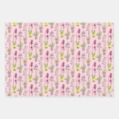 Ensemble de papier d'emballage illustré à la main  (Devant 3)