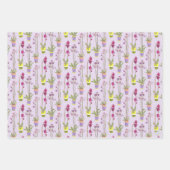 Ensemble de papier d'emballage illustré à la main  (Devant 2)