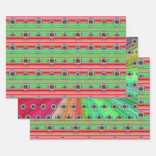 Ensemble de papier d'emballage Musique de la vie