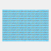 Ensemble de papier d'emballage - Plaques de pêche  (Devant 2)