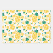 Ensemble de papier d'enrobage d'ananas, de bandes  (Devant)
