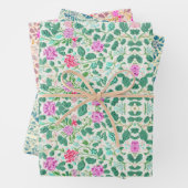 Ensemble de papier d'enveloppement cadeau d'occasi (En situation)