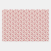 Ensemble de papier d'enveloppement de coeur (Devant 3)