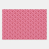 Ensemble de papier d'enveloppement de coeur (Devant 2)