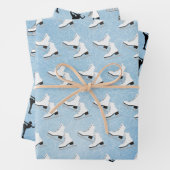 Ensemble de papier d'enveloppement de conception d (En situation)