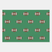 Ensemble de papier d'enveloppement de football per (Devant 3)