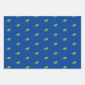 Ensemble de papier d'enveloppement de grenouilles (Devant)