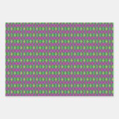 Ensemble de papier d'enveloppement de Jacquard de  (Devant 3)