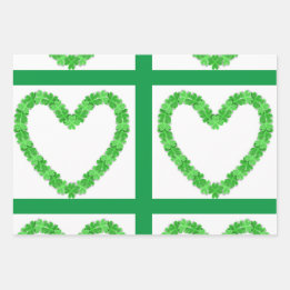 Ensemble de papier d'enveloppement de la Saint-Pat