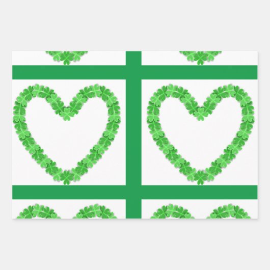 Ensemble de papier d'enveloppement de la Saint-Pat (Devant 2)