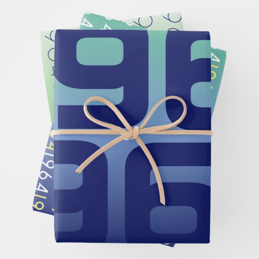 Ensemble de papier d'enveloppement de l'espace ble (En situation)