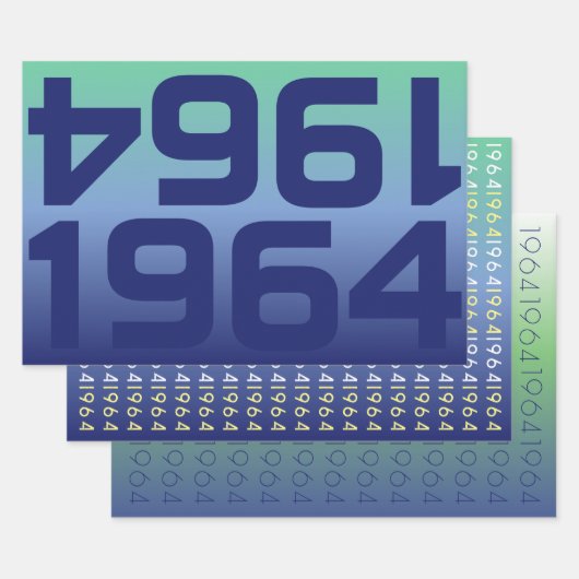 Ensemble de papier d'enveloppement de l'espace ble (Lot)