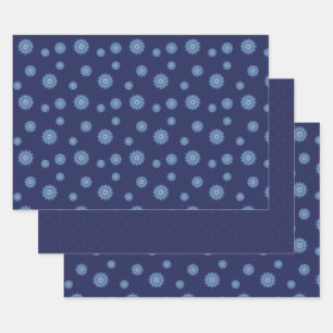 Ensemble de papier d'enveloppement de mandala d'ea