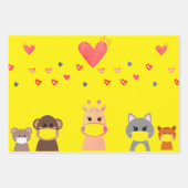 ENSEMBLE DE Papier D'ENVELOPPEMENT DE MASQUE DE VI (Devant)