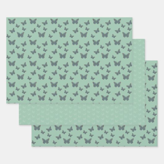 Ensemble de papier d'enveloppement de monarque mar (Lot)