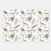 Ensemble de papier d'enveloppement de pinecone d'h (Devant)
