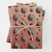 Ensemble de papier d'enveloppement du ciel et de l (En situation)