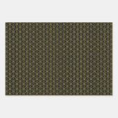 Ensemble de papier d'enveloppement géométrique Art (Devant 2)