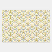 Ensemble de papier d'enveloppement géométrique Art (Devant)