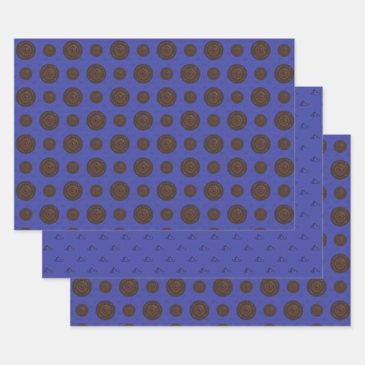 Ensemble de papier d'enveloppement Mandala Libra (Lot)