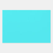 Ensemble de papier d'enveloppement orange rose Aqu (Devant 2)