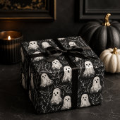 Ensemble de papier Halloween fantômes effrayants m