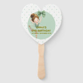 Ensemble de petits éventails de la princesse verte (Dos)