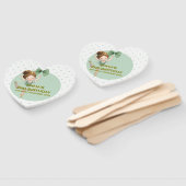 Ensemble de petits éventails de la princesse verte (Non-assemblé)