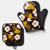 Ensemble de porte-pots noirs pour chaudière de mie (Recto/Verso)