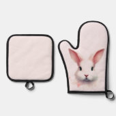 Ensemble de porte-pots Pastel Pink Bunny Face Four (Recto)