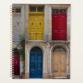 Ensemble de portes colorées à Malte (Devant)