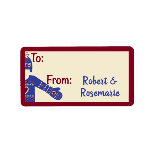 Ensemble de pull d'hiver Étiquette personnalisé (Devant)