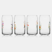 Ensemble De Quatre Colibris Fleuris (Gauche)