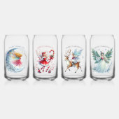 Ensemble de quatre fées de Noël Joyeux Noël (Recto)