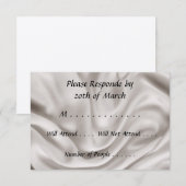 Ensemble de réponse de mariage crème (Devant / Derrière)