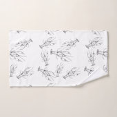 Ensemble de salle de bain à langouste (Serviette à main)